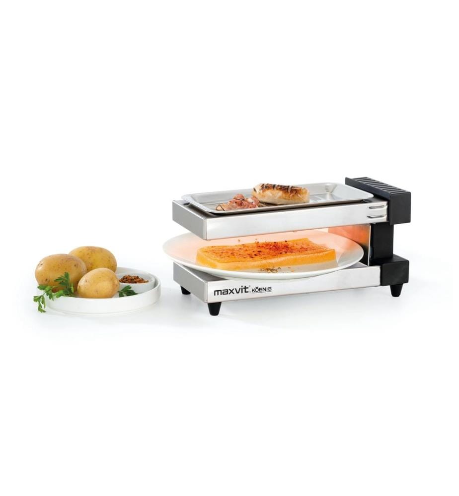 Koenig - Four à raclette sur assiette Maxvit 2 personnes
