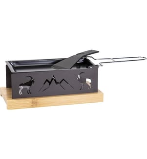 KADASTAR - Raclette à bougie chauffe-plat Capricorne Anthracite/Brun clair