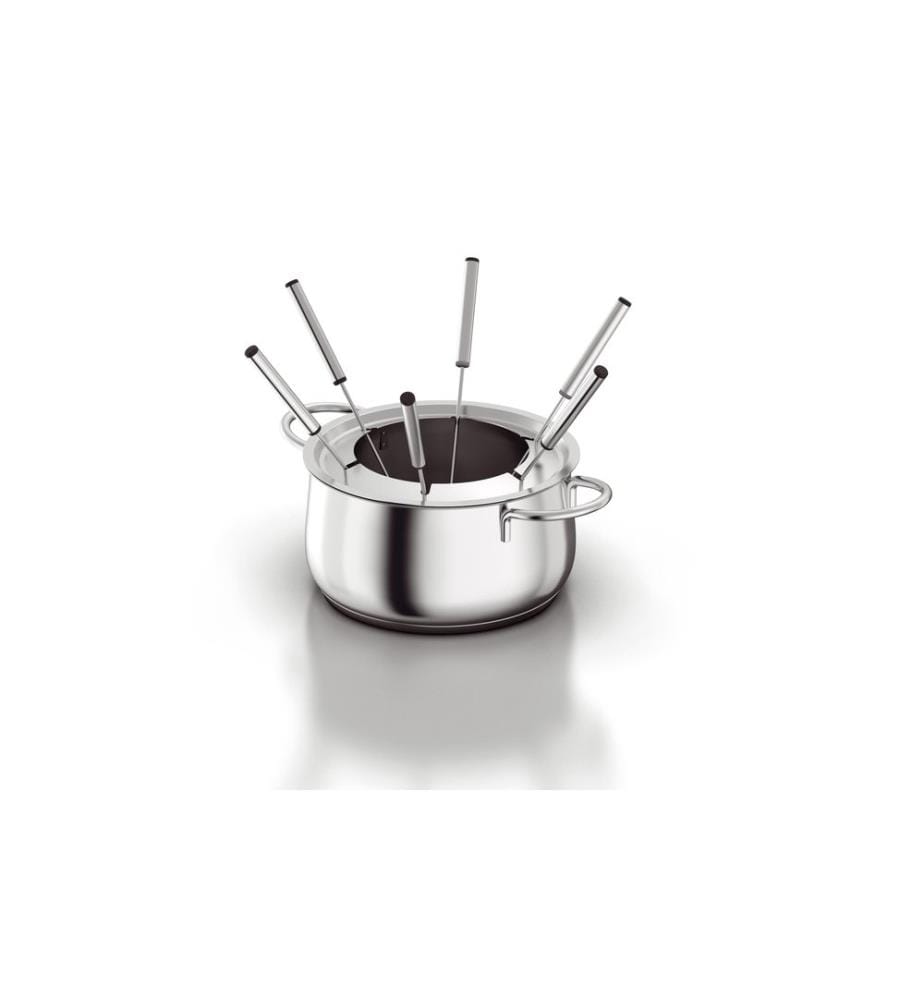 Koenig - Service à fondue à la viande Bourguignonne/ Chinoise 8 Pièce/s, Argenté