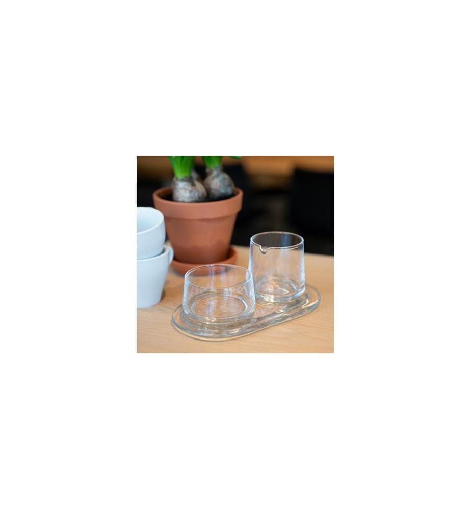 Glasi Hergiswil - Set de service Mona Lisa 210 x 115 x 90 mm
