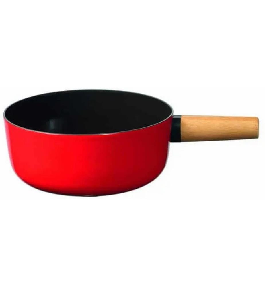 STÖCKLI - Caquelon à fondue Emotion 21 cm, Noir/Rouge