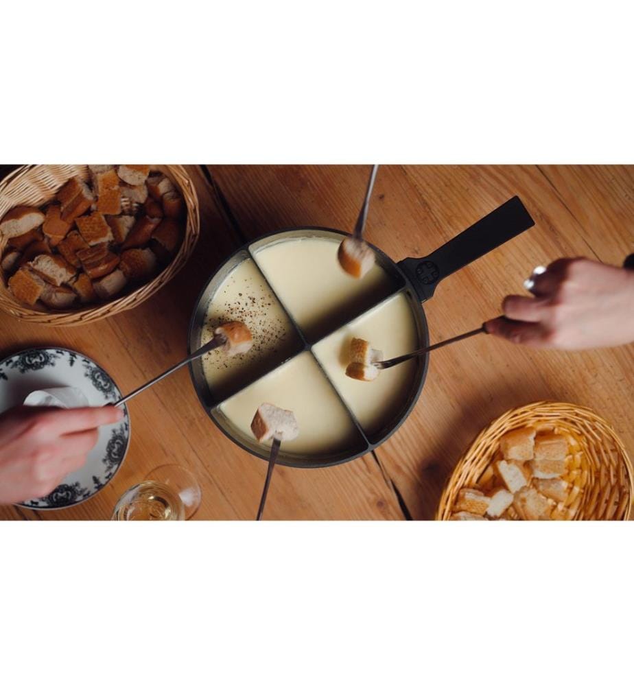 4Fondue - Caquelon à fondue Noir
