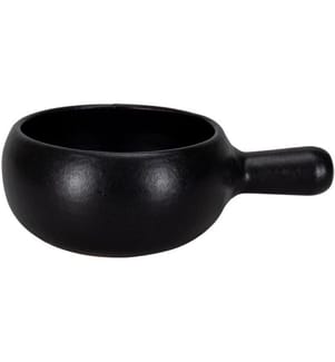 NOUVEL - Caquelon Bombata-Nero, Ø 22 cm, noir