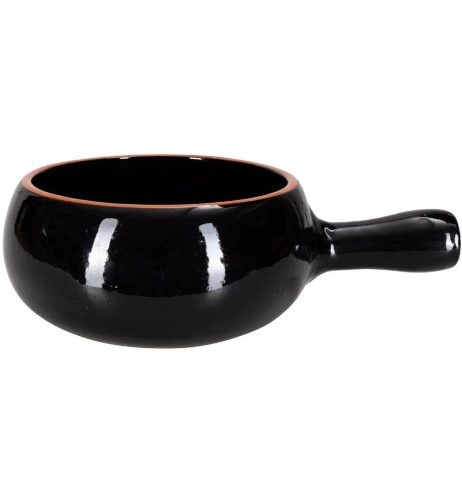 NOUVEL - Caquelon à fondue Bombata-Nero-Shine, Ø 22 cm, noir
