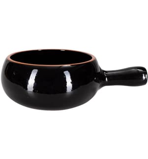 NOUVEL - Caquelon à fondue Bombata-Nero-Shine, Ø 22 cm, noir