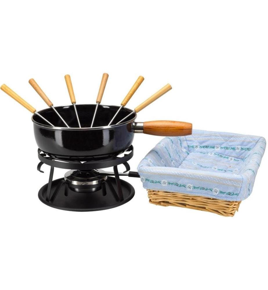 NOUVEL - Käsefondue-Set Modern Black, Schwarz