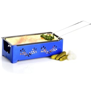 NOUVEL - Raclette à bougie chauffe-plat Heat Cheese! @home Bleu