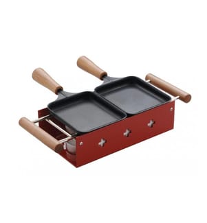 TTM - Raclette à bougie chauffe-plat Twiny Cheese rouge Rouge