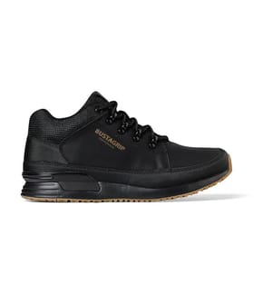 Lederstiefeletten – Schwarz
