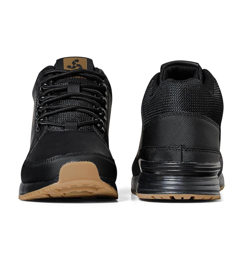 Lederstiefeletten – Schwarz