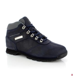 Wanderschuhe aus Leder – Blau
