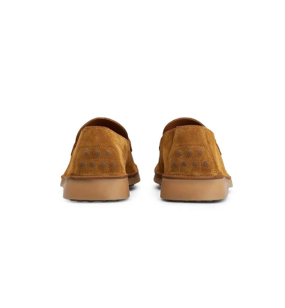 Mokassins aus Veloursleder – Braun
