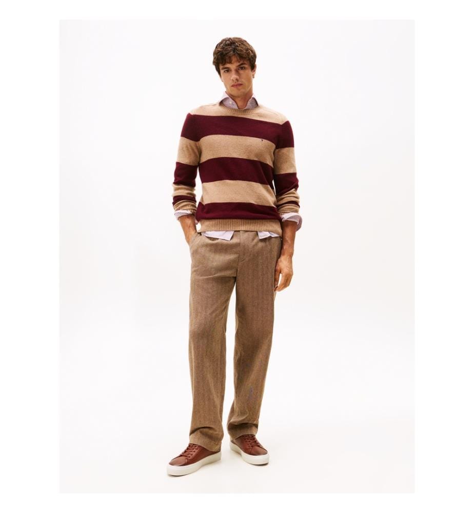 Leder-Sneaker – Cognac