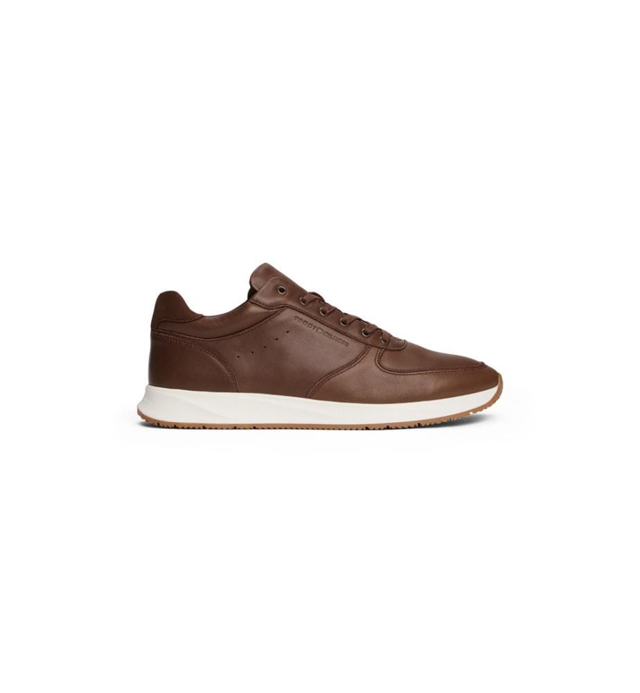 Leder-Sneaker – Braun