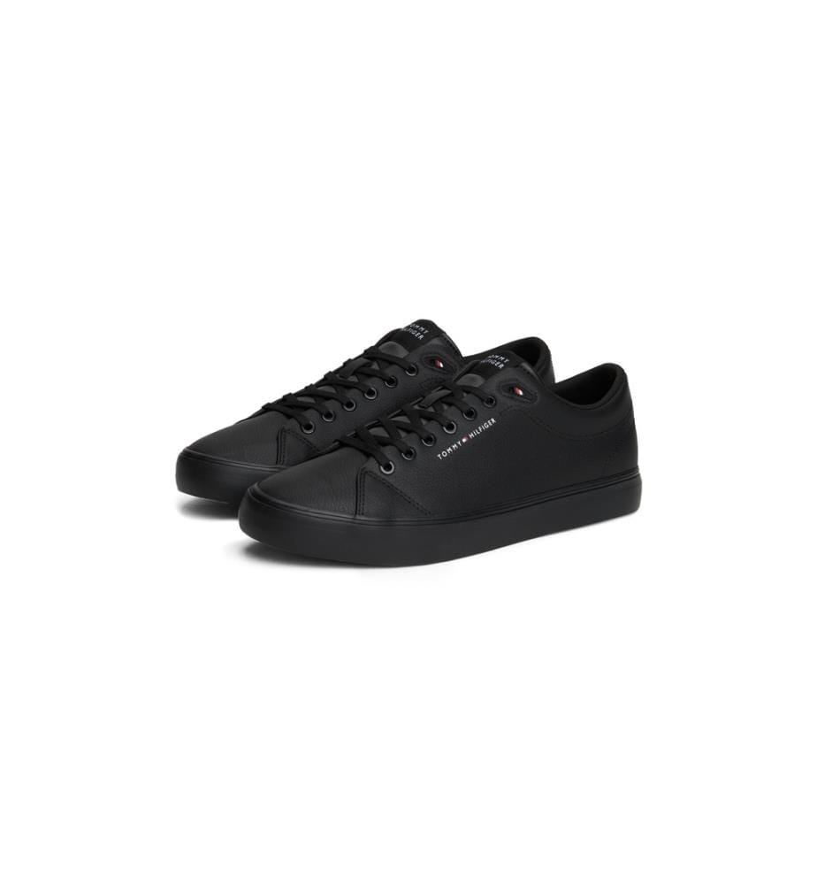 Leder-Sneaker – Schwarz