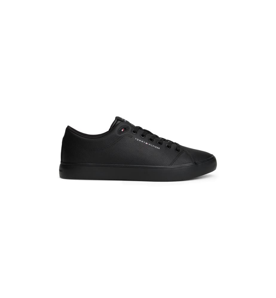 Leder-Sneaker – Schwarz