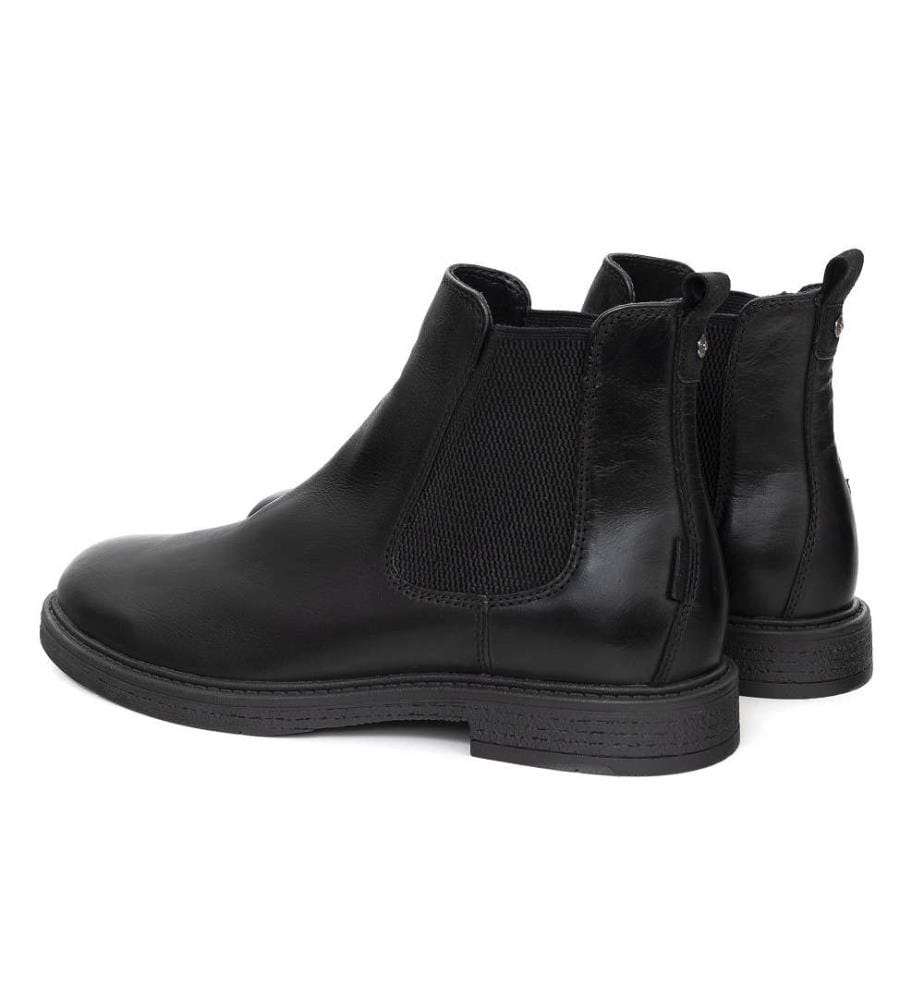 Chelsea-Stiefel aus Leder – Schwarz
