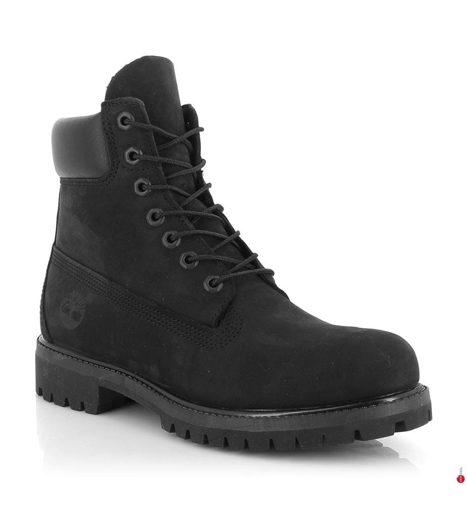 Lederstiefeletten – Schwarz