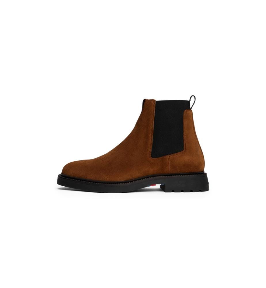 Bottes Chelsea en daim - Marron clair
