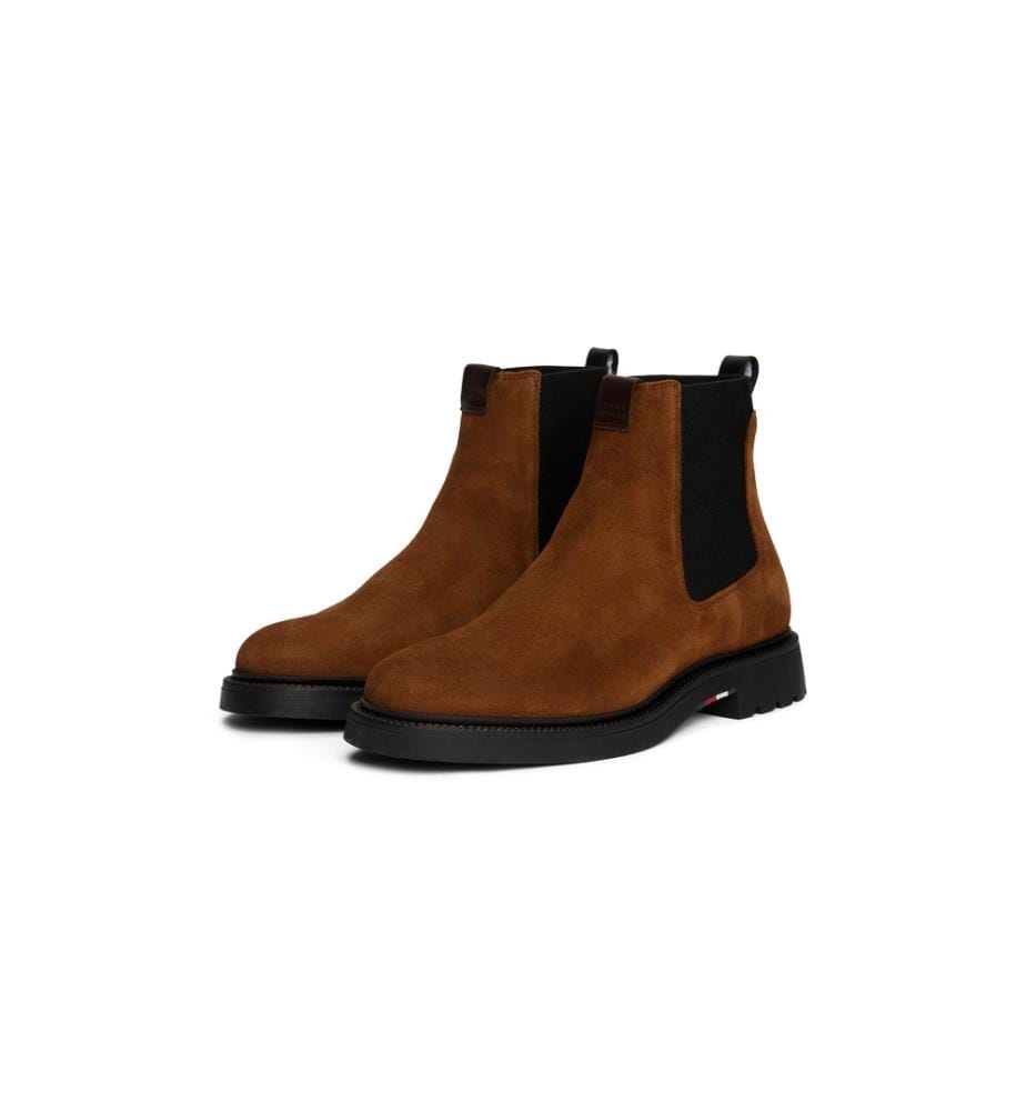 Bottes Chelsea en daim - Marron clair