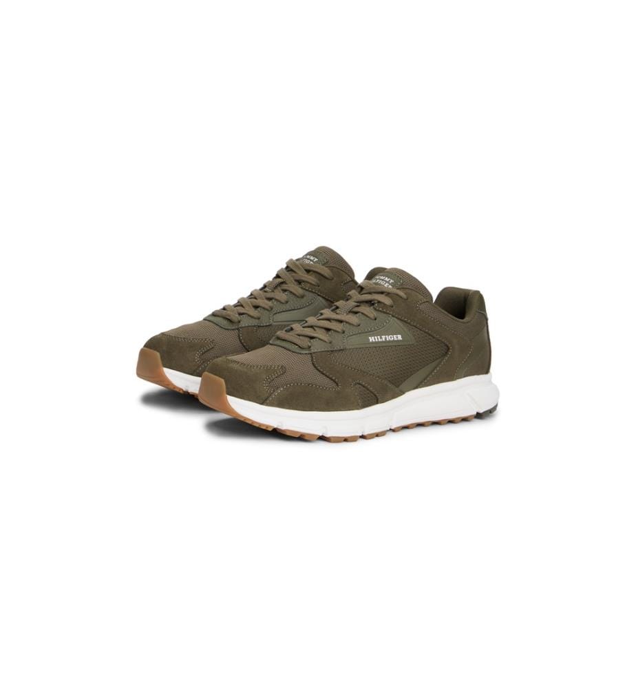 Baskets en daim - Kaki