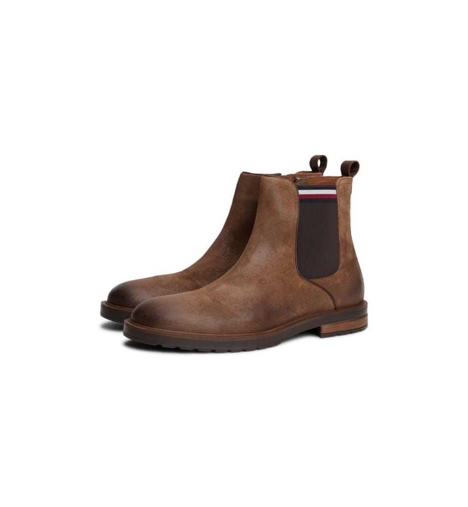 Chelsea-Stiefel aus Wildleder – Braun