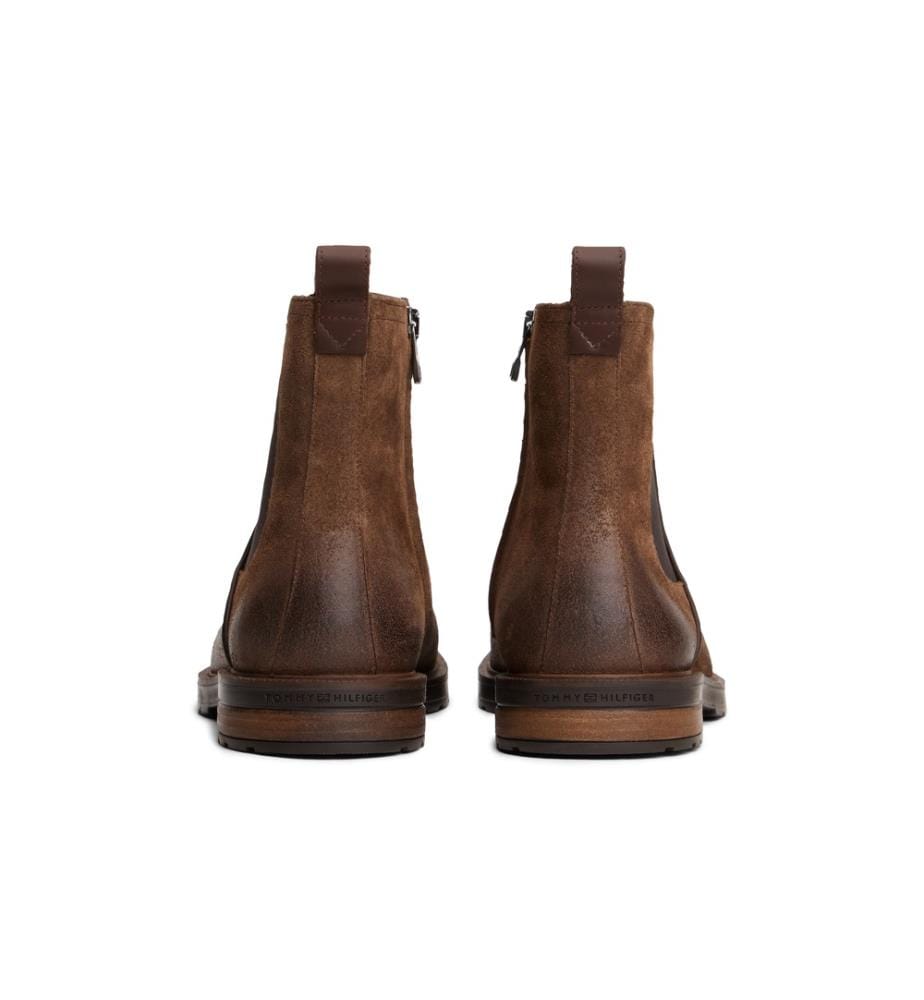 Chelsea-Stiefel aus Wildleder – Braun