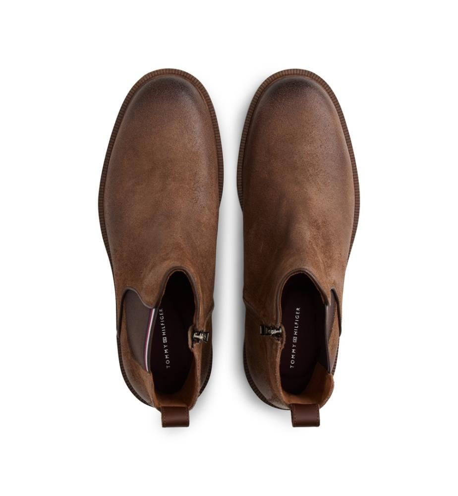 Chelsea-Stiefel aus Wildleder – Braun