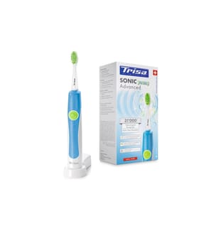 TRISA - Brosse à dents sonique Sonic Advanced Young Bleu