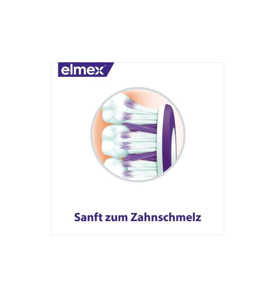 elmex - Brosse à dents manuelle Professional Opti-émail Extra Soft 1 Pièce