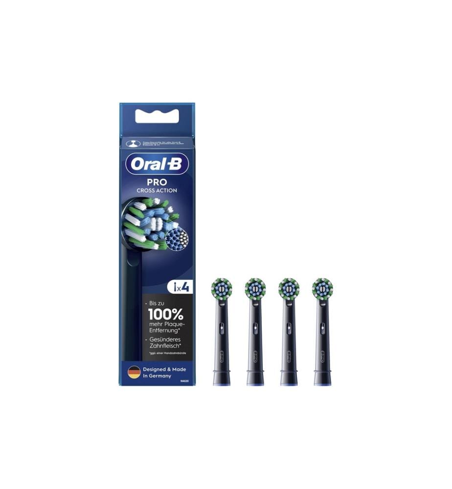 Oral-B Zahnbürstenkopf CrossAction 1 Stück, Schwarz