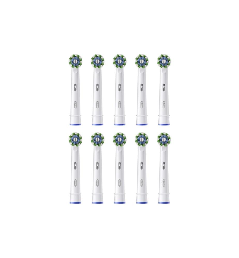 Oral-B Zahnbürstenkopf CrossAction 10 Stück, Weiss