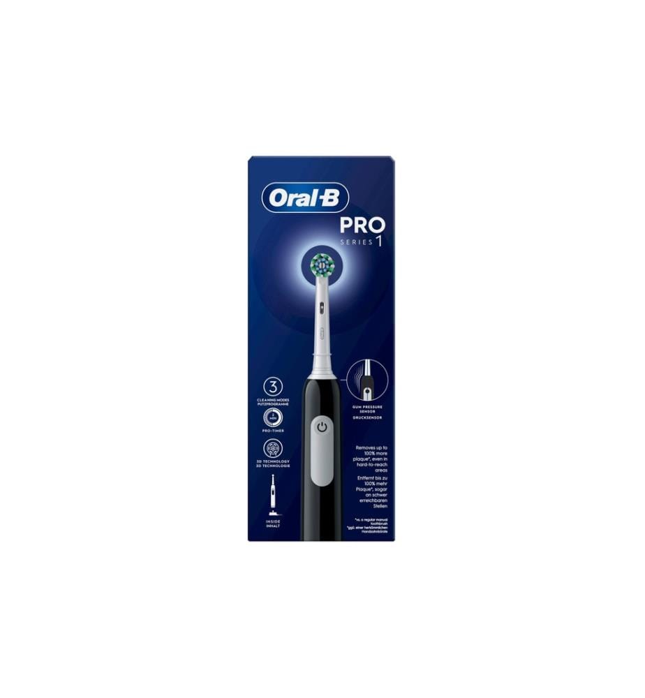 Oral-B Brosse à dents rotative Pro 1 Cross Action Black