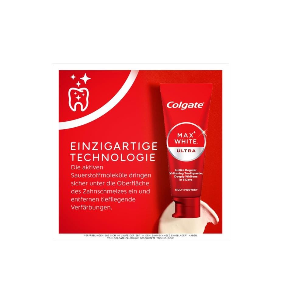 Colgate - Zahnpasta Max White Ultra Multiprotect 50 ml
