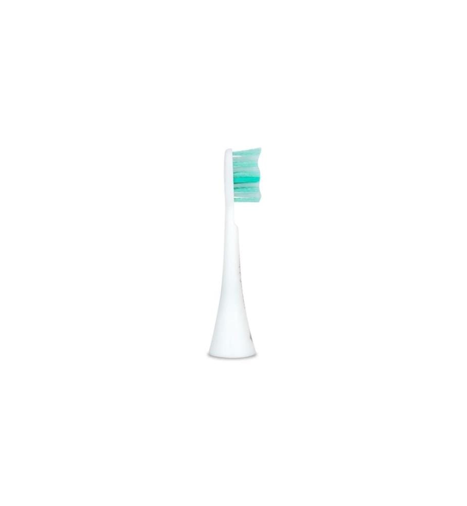 happybrush - Zahnbürstenkopf Eco Vibe 3+ 3 Stück, White-Mint