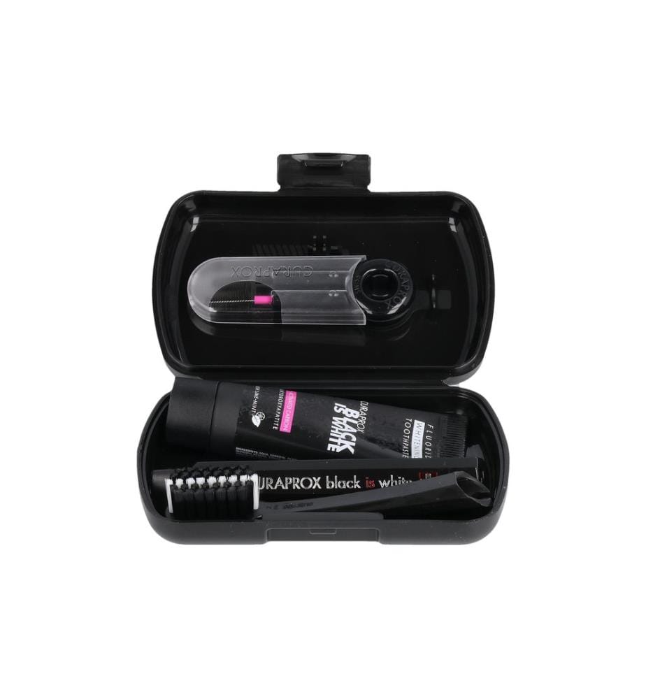 CURAPROX - Set de voyage black is white CS 5460