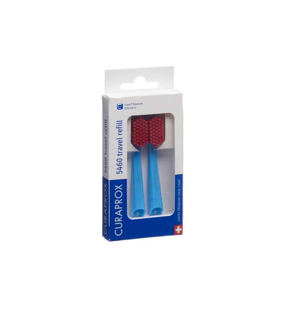 CURAPROX - Kit Tavel Recharge Têtes de brosse de rechange, 2 pièces
