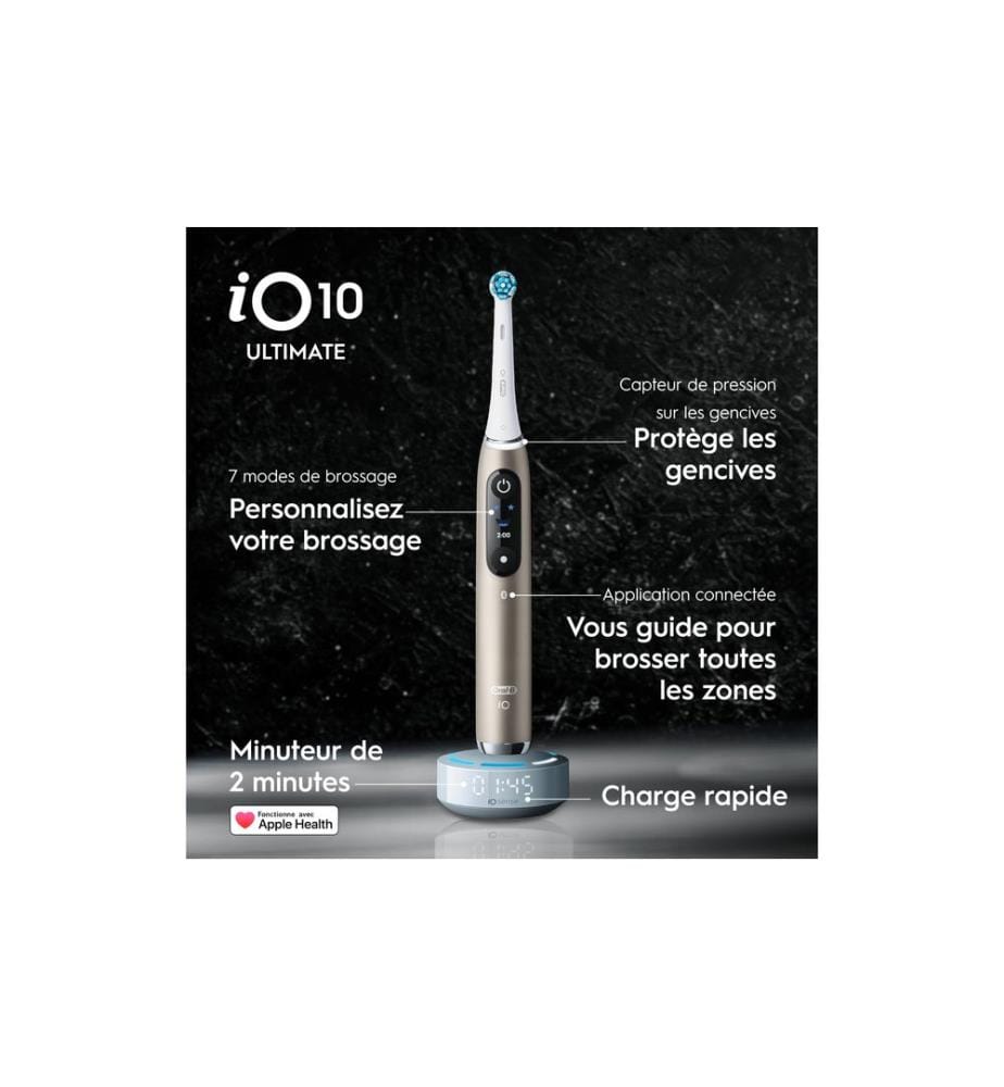 Oral-B Brosse à dents rotative iO Series 10 Lunar Gold