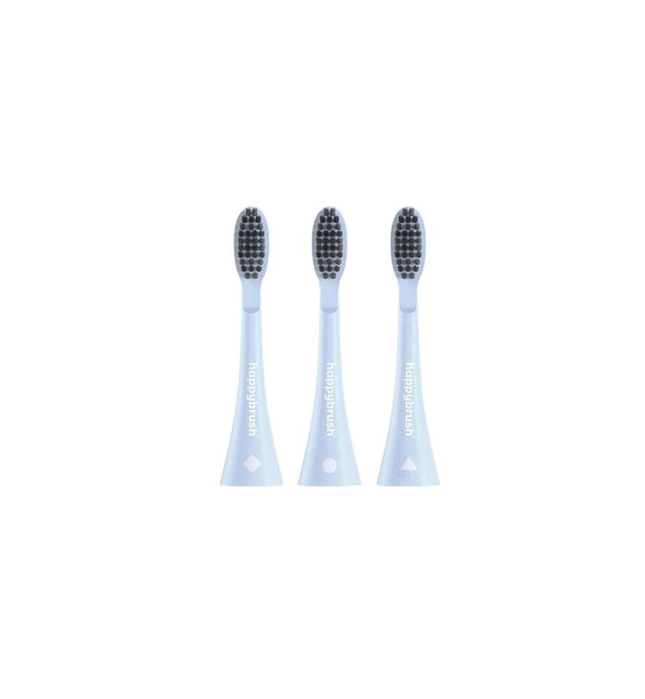 happybrush - Zahnbürstenkopf Eco Vibe V3+ Sunrise-Edition, 3 Stück