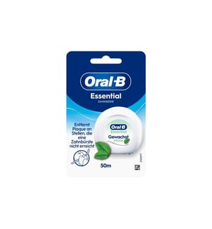Oral-B Zahnseide Essential Floss gewachst und Minzgeschmack 50 m