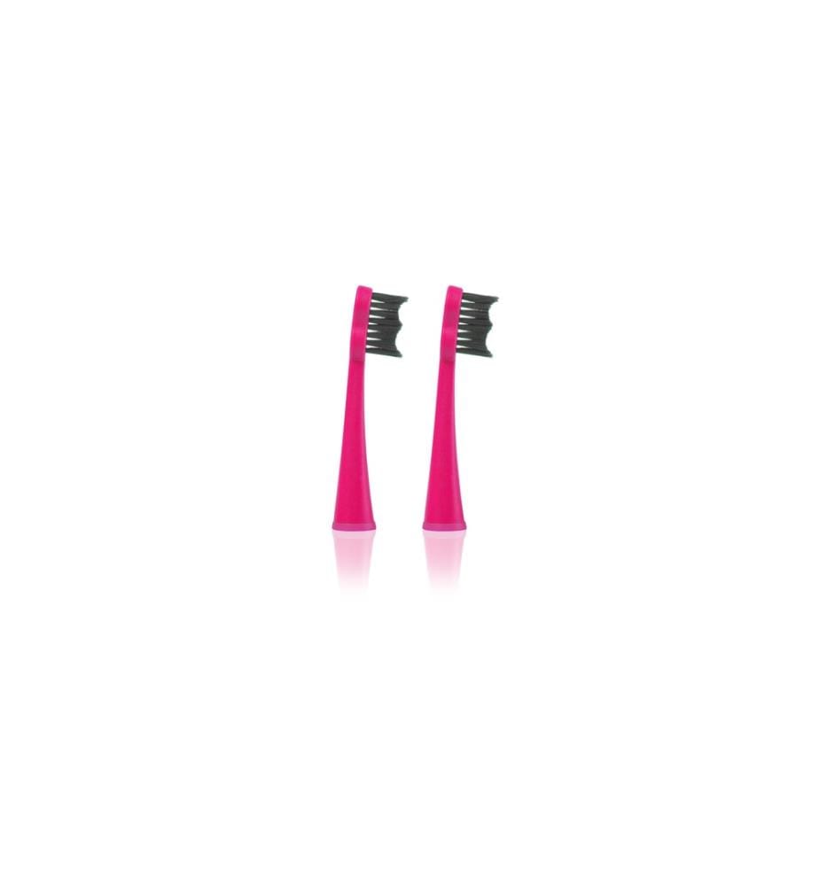 MEGASMILE - Zahnbürstenkopf Pink 2 Stück 2 Stück