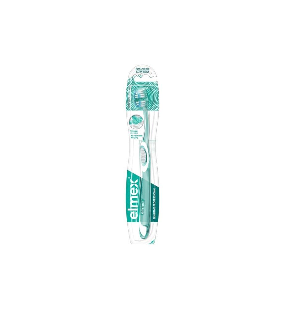 elmex - Brosse à dents manuelle Sensitive Professional extra souple