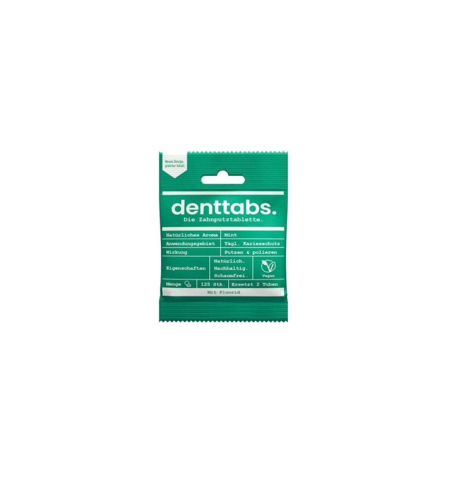 Denttabs - mit Fluorid 125 Stück