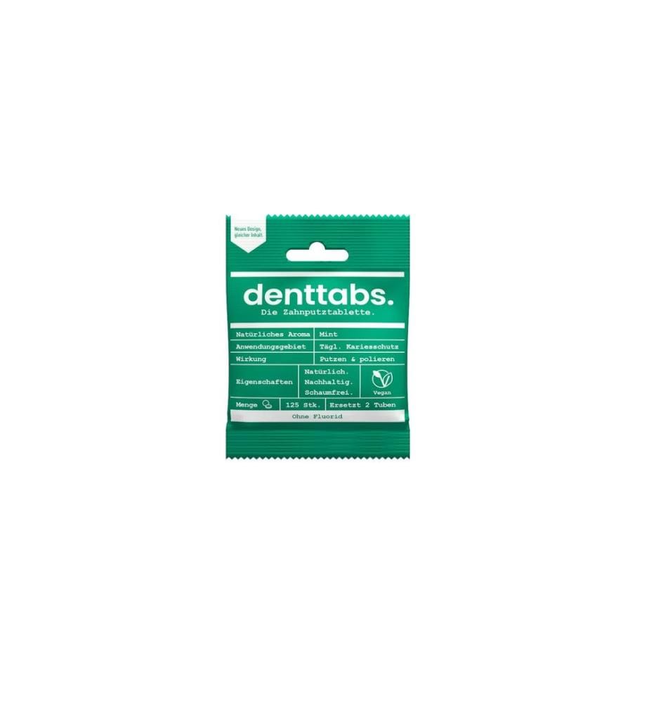 Denttabs - ohne Fluorid 125 Stück