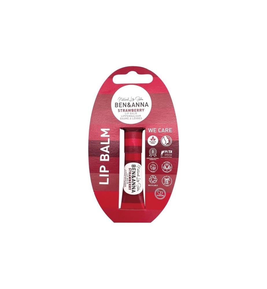 Ben & Anna - Lipbalm Strawberry 6 g
