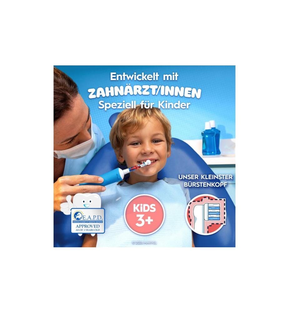 Oral-B Tête de brosse à dents Kids Spiderman 4 pièces