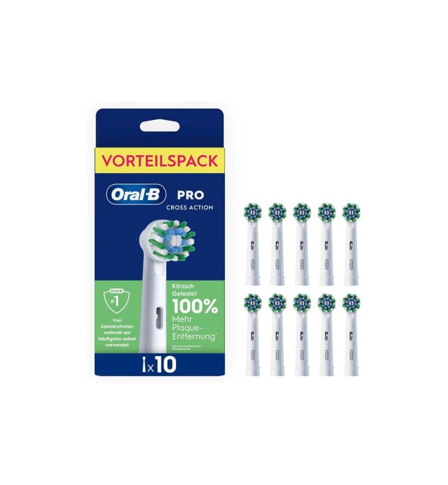 Oral-B Zahnbürstenkopf Pro CrossAction 10 Stück