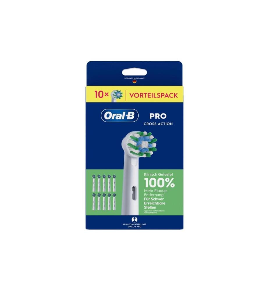 Oral-B Zahnbürstenkopf Pro CrossAction 10 Stück