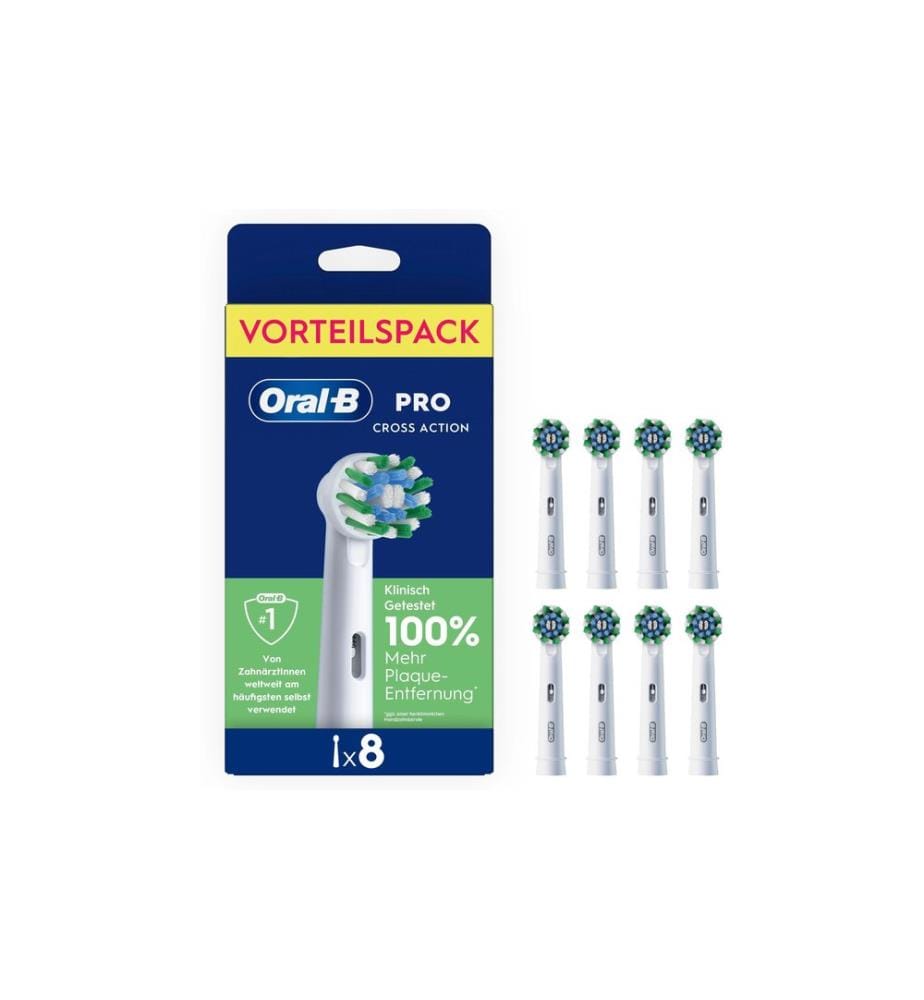 Oral-B Zahnbürstenkopf Pro CrossAction 8 Stück