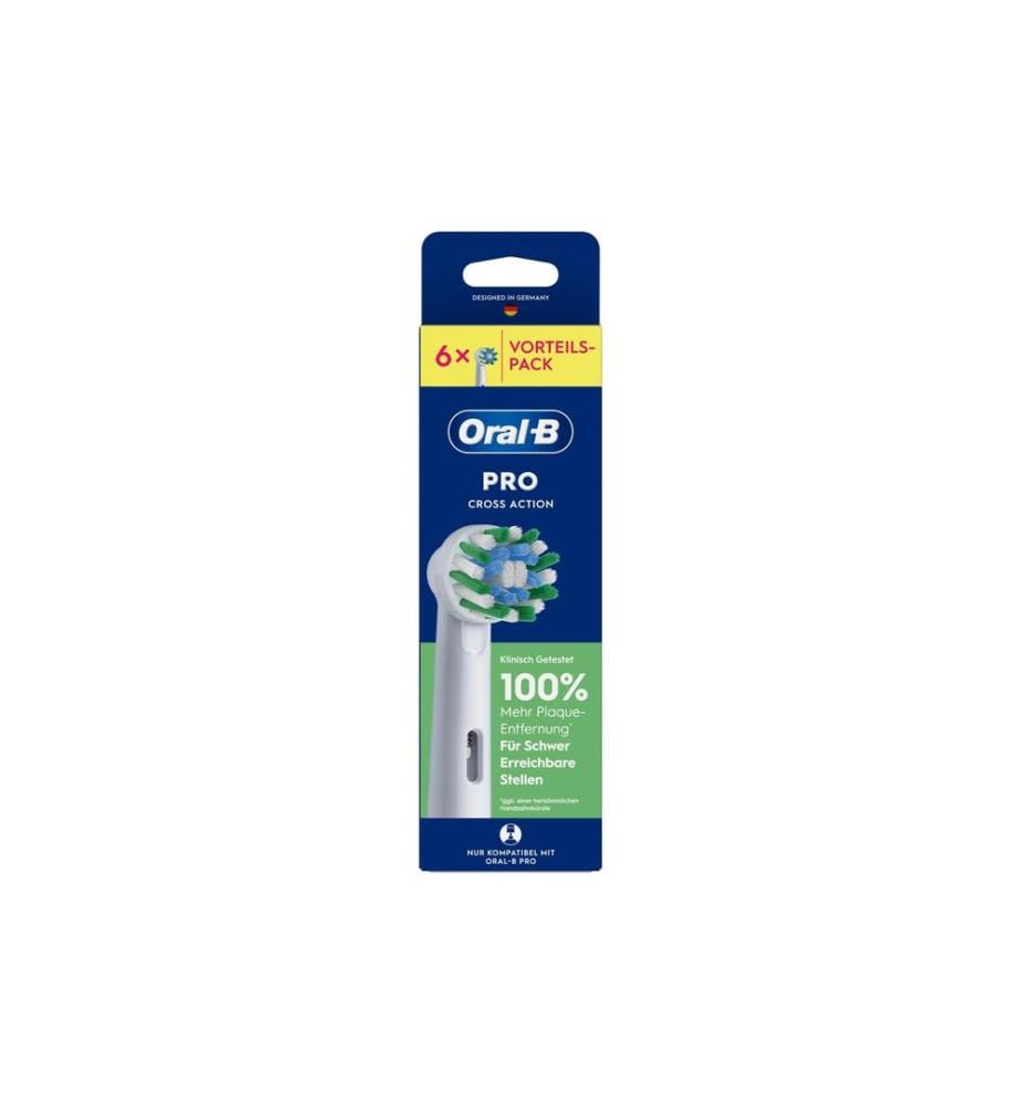 Oral-B Tête de brosse à dents Pro CrossAction 6 pièces